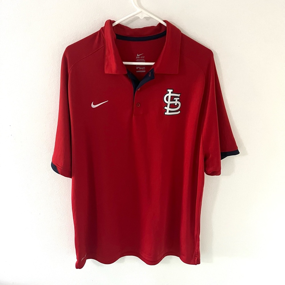 Nike Dri-Fit St. Louis Cardinals Performance Polo, Size: XL